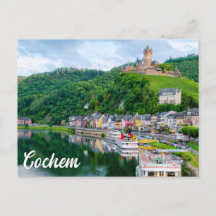 Cochem slott, Tyskland Vykort