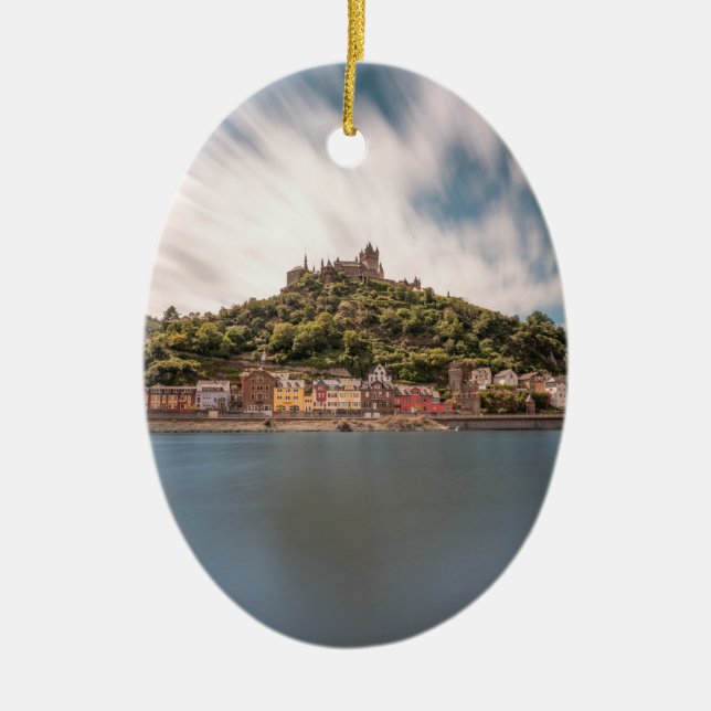 Cochem Tyskland Julgransprydnad Keramik (Framsidan)