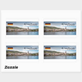 Cochem Tyskland Rektangulärt Klistermärke