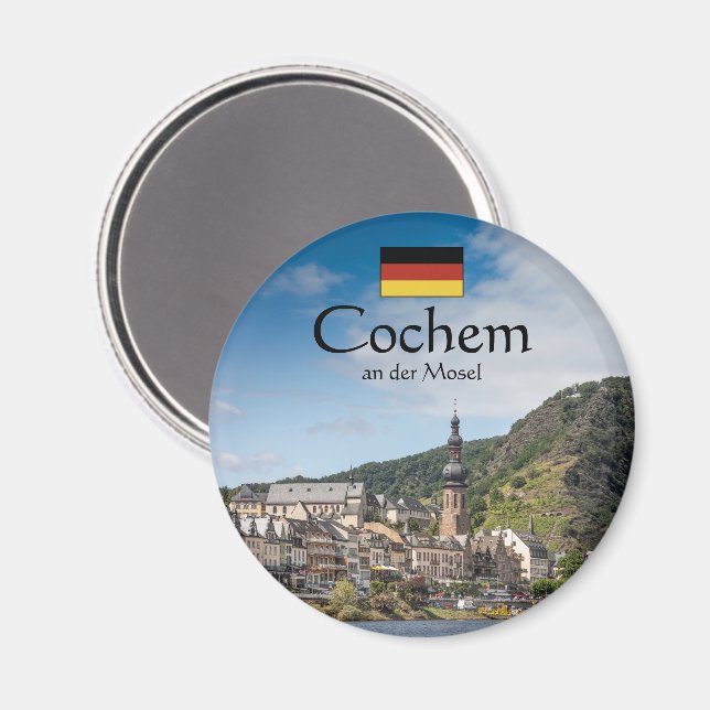 Cochem Tyskland Souvenir Magnet (Front/Back)