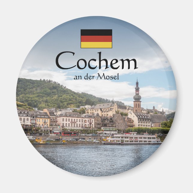 Cochem Tyskland Souvenir Magnet (Framsidan)
