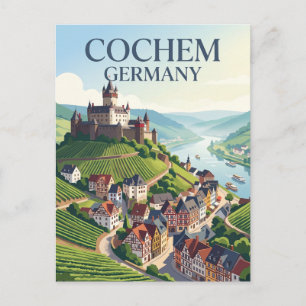 Cochem Tyskland Vykort