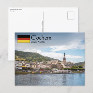 Cochem Tyskland Vykort