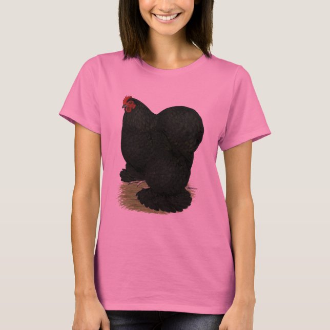Cochin: Black Hen Tee Shirt (Framsida)