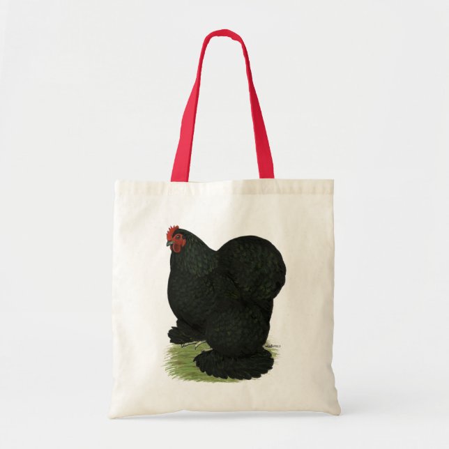 Cochin: Black Hen Tygkasse (Framsidan)