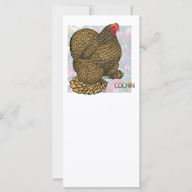 Cochin: Guld-lakad Hen (Framsida)