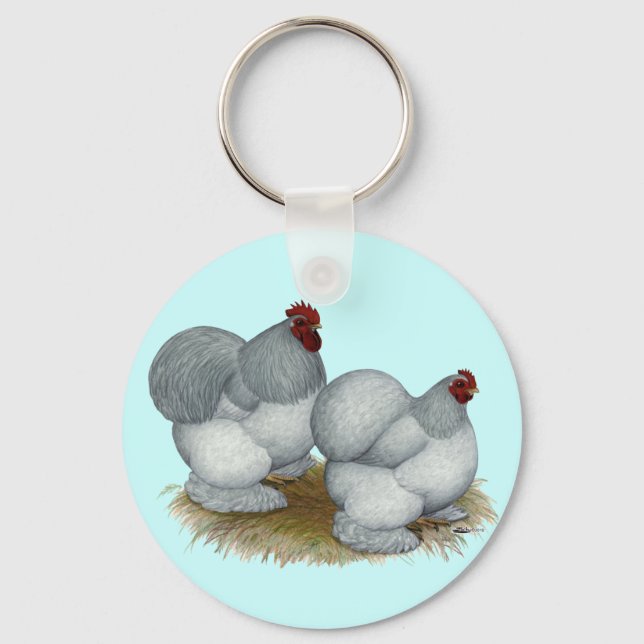 Cochin: Self Blue Nyckelring (Framsida)