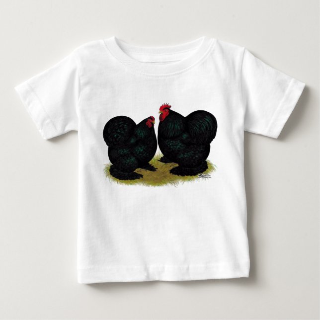 Cochins Black Bantam Pair Tee (Framsida)