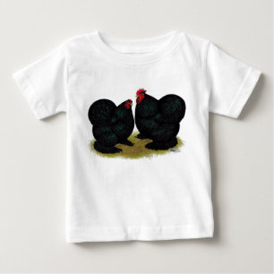 Cochins Black Bantam Pair Tee Shirt