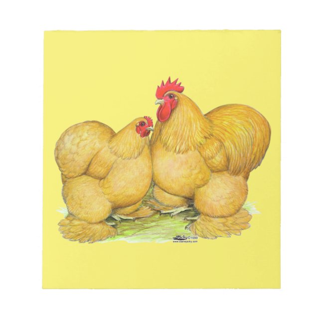 Cochins Buff Pair Anteckningsblock (Framsida)