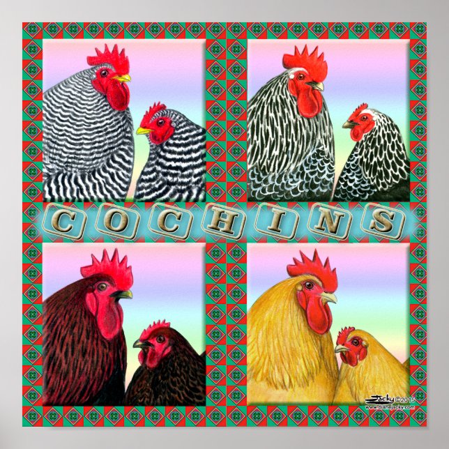 Cochins Four Färg Poster (Framsidan)