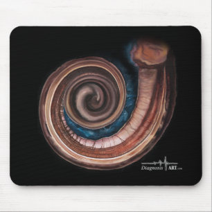 Cochlea"skiva" mousepad musmatta