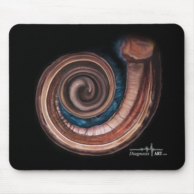 Cochlea"skiva" mousepad musmatta (Framsidan)