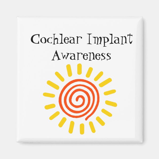Cochlear Implant Awareness Magnet (Framsidan)