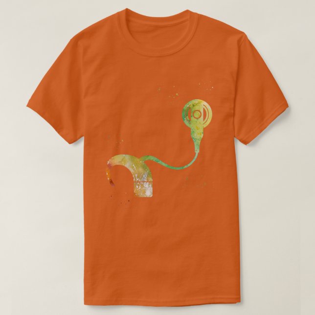 Cochlear implantat 4 t shirt (Design framsida)
