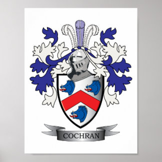 Cochran Family Crest Jackar av Arm Poster