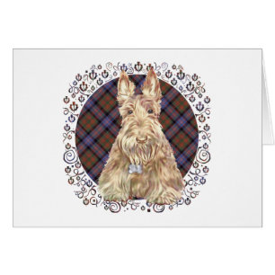 Cochran Tartan Scottie Hälsningskort