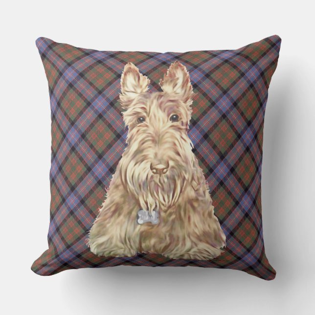 Cochrane Tartan Scottie Kudde (Framsida)