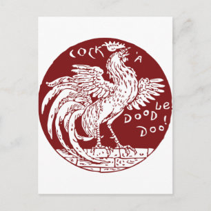 Cock-a-Doodle-Doo Vykort