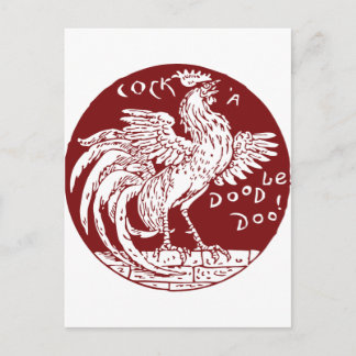 Cock-a-Doodle-Doo Vykort