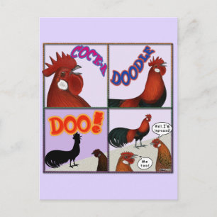 Cock-A-Doodle-Doo! Vykort