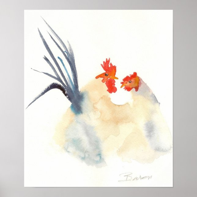 Cocka-doodle-kärra Poster (Framsidan)