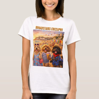 Cockapoo Beach T Shirt Broadstairs Present