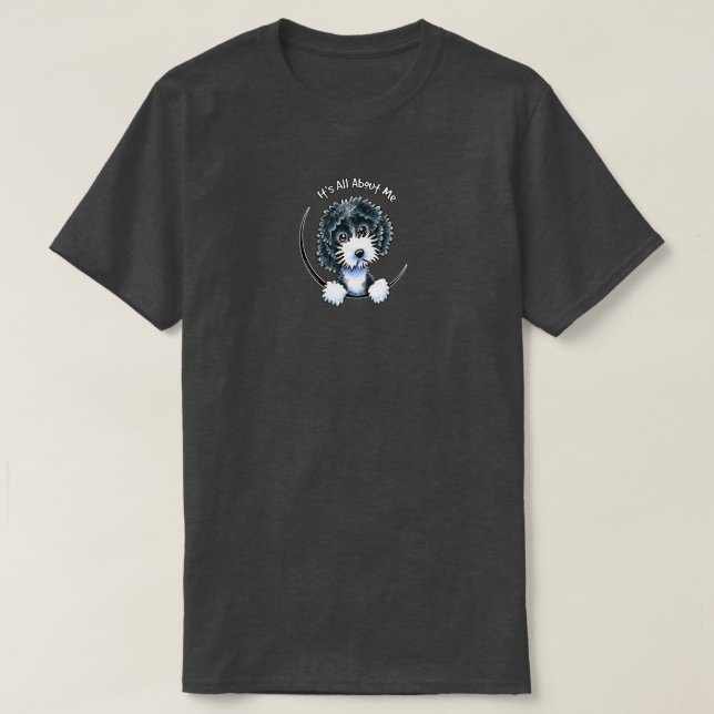 Cockapoo Black Parti IAAM Sm Tröja (Design framsida)
