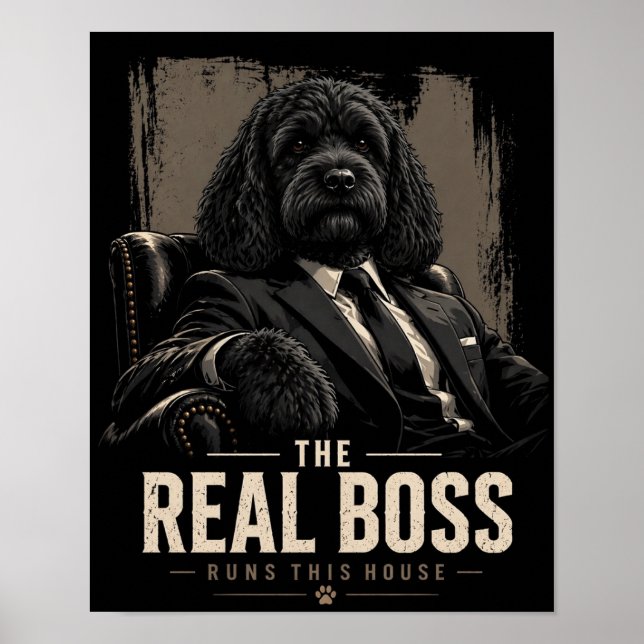 Cockapoo Boss Väggkonst Affisch (Framsidan)
