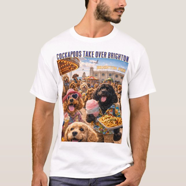 Cockapoo Brighton Tröja Rolig Hund Hund Gåva  (Framsida)