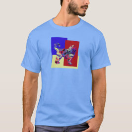 Cockapoo Cute Pet Hund Silhouette RYB TriColor T Shirt