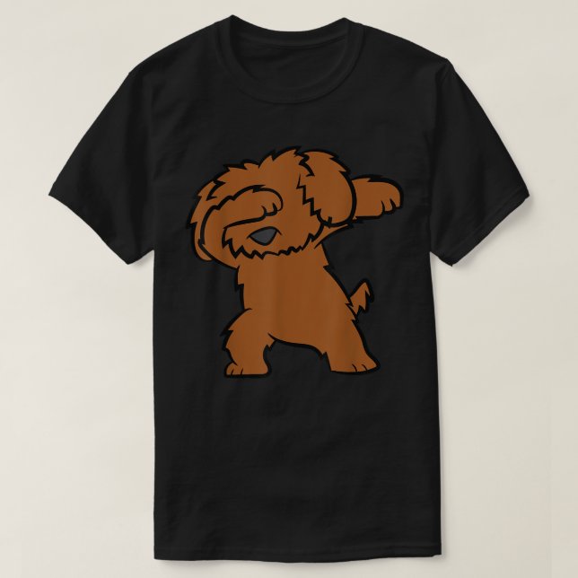 Cockapoo Dog Dabbing Cute Dabbing Cockapoo  T Shirt (Design framsida)