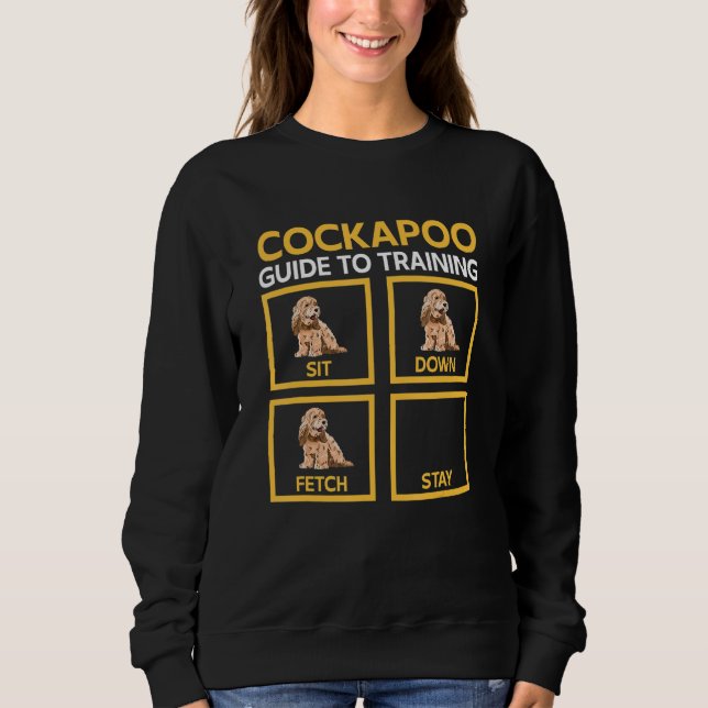 Cockapoo Dog Owner, Cockapoo Guide To Training T Shirt (Framsida)