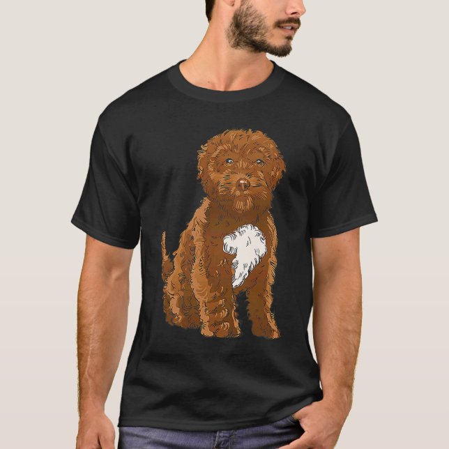 Cockapoo Dog T Shirt (Framsida)