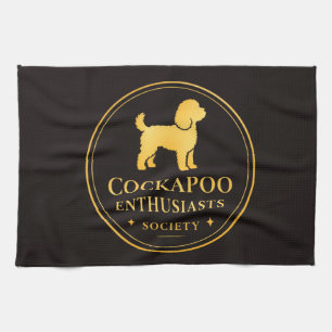 Cockapoo Entusiast Samhälle Kökshandduk