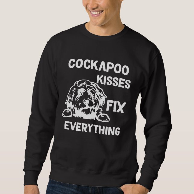 Cockapoo fix everything lång ärmad tröja (Framsida)