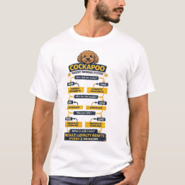 Cockapoo föräldrarankingssystem Roligt ägarpresent T Shirt