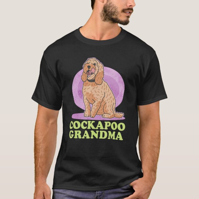 Cockapoo Grandma Spoodle Dog Owner Cockapoo T Shirt (Framsida)