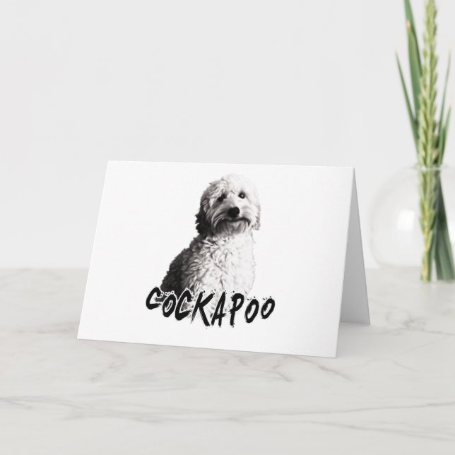 Cockapoo Helgkort (Framsida)