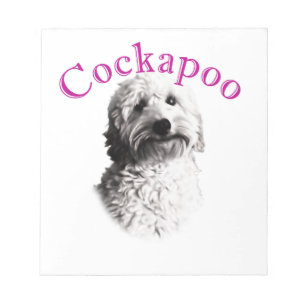Cockapoo hund anteckningsblock