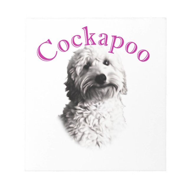 Cockapoo Hund Anteckningsblock (Framsida)