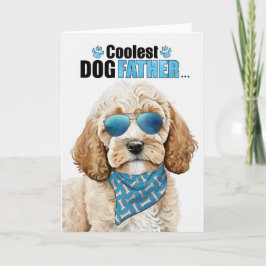 Cockapoo Hund Coolest Pappa All Fars dag Helgkort