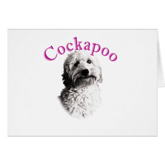 Cockapoo Hund Hälsningskort