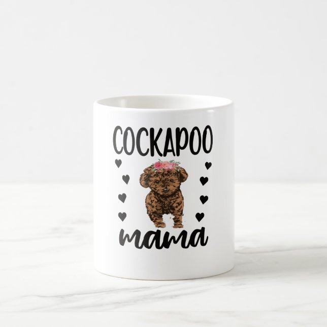 Cockapoo Hund Mamma Cockapoo Hund älskare Cockapoo Kaffemugg (Center)