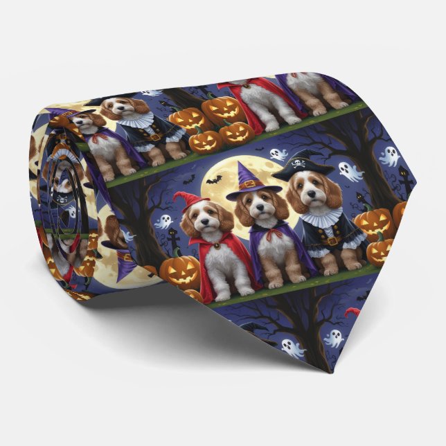 Cockapoo Hund Pumpkin Halloween Funny Slips (Rullad)