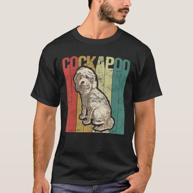 Cockapoo Hund Spoodle Hundägare Cockapoo T Shirt (Framsida)