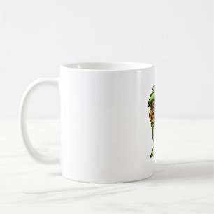 Cockapoo Hund Spoodle in Dinosaur Costume Kaffemugg