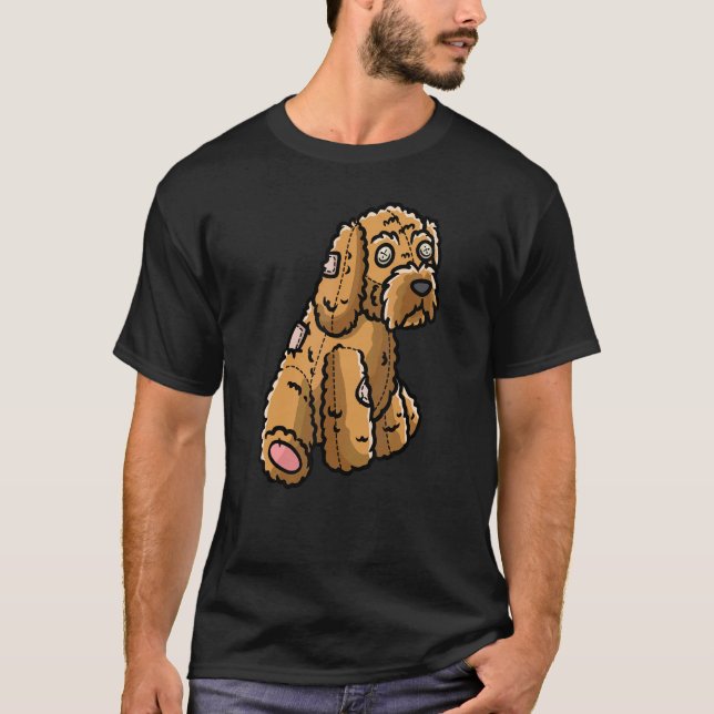 Cockapoo Hund Spoodle Mjukisdjur Design T Shirt (Framsida)