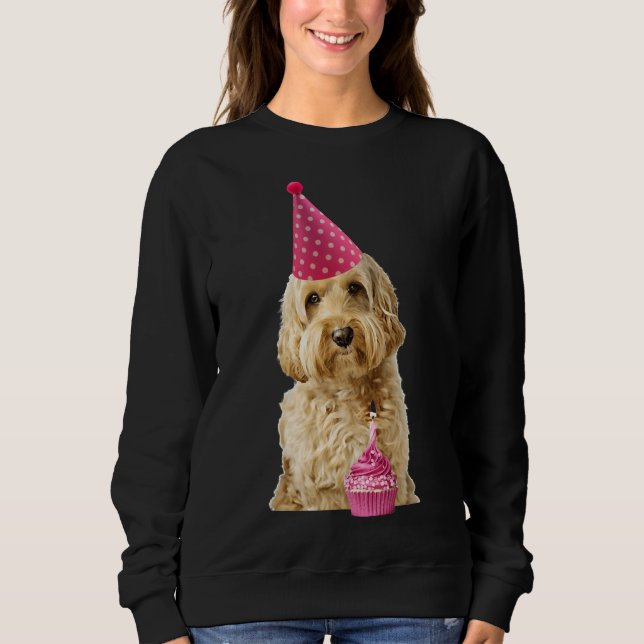 Cockapoo Hund with Kopp Cake Cockapoo Mamma Cocker T Shirt (Framsida)