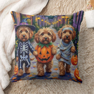 Cockapoo Hundar Halloweenkostym Kudde